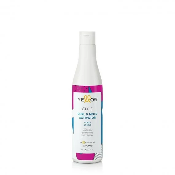 Yellow Professional Style Curl & Mold Activator 250ml - fluido modellante attivatore capelli ricci a molto ricci