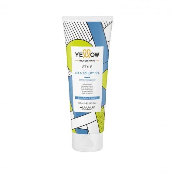 Yellow Professional Style Fix & Sculpt Gel 250ml - gel styling fissaggio tenuta estrema