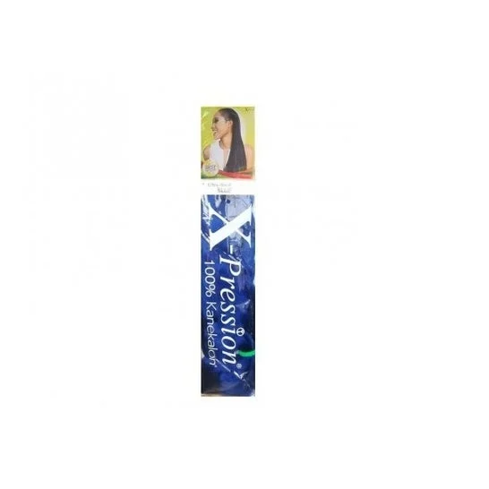 X-Pression Extensiones Cabello Sintético Azul 1ud