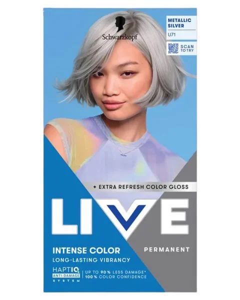 Schwarzkopf LIVE Intense Color U71 Metallic Silver
