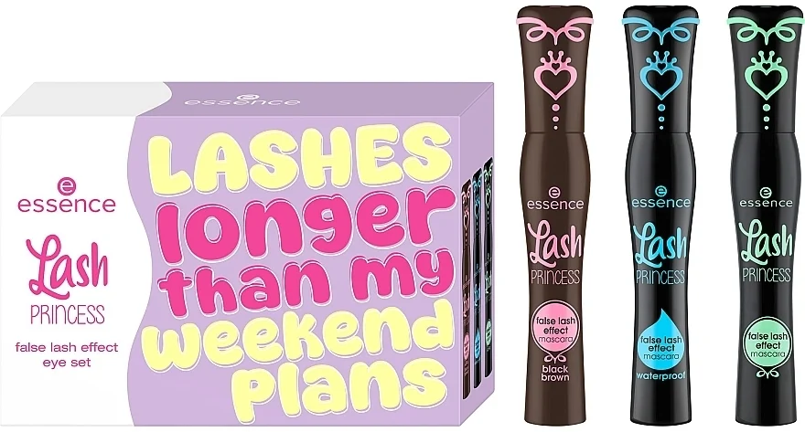 Essence Lash Princess False Lash Effect Eye Set (mascara/3x12ml)