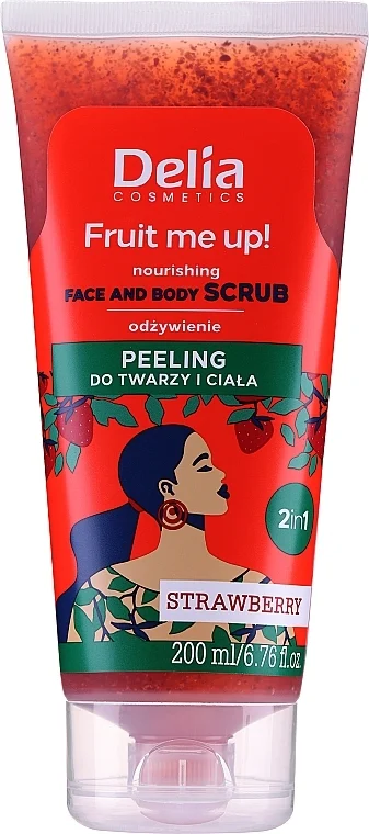 Scrub per viso e corpo all'aroma di fragola