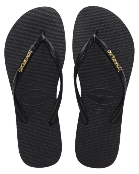 Havaianas Slim Logo Metallic flip-flops
