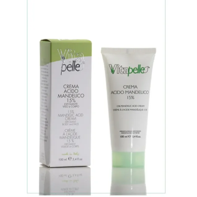 Acido Mandelico Crema Viso 15% per Pelli Sensibili Vitapelle 100 ml