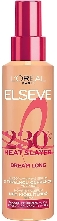 Spray senza risciacquo per capelli con protezione termica