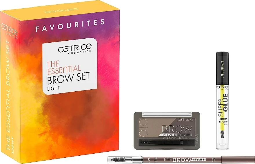 Catrice The Essential Brow Set Light (powder/4g + pencil/1,6g + gel/4ml)