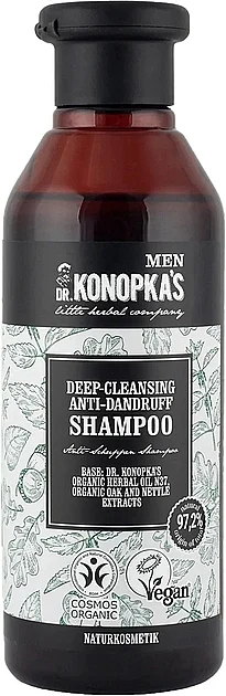 Shampoo antiforfora ad azione profonda per uomini
