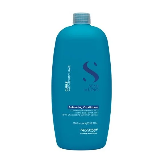 Alfaparf Semi Di Lino Curls Enhancing Conditioner 1000ml - balsamo idratante capelli ricci e mossi
