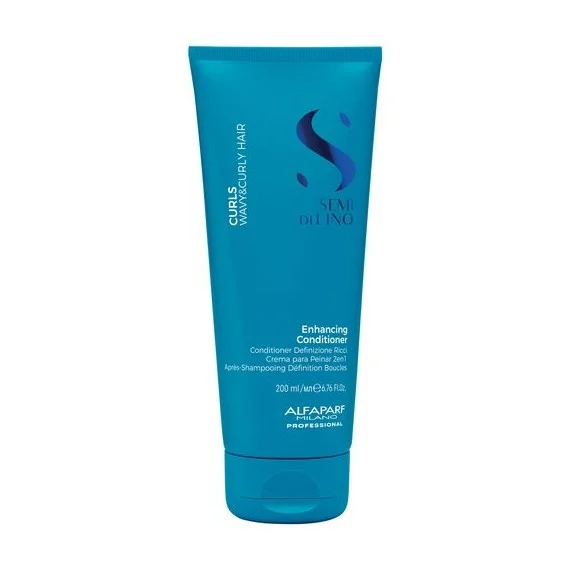 Alfaparf Semi Di Lino Curls Enhancing Conditioner 200ml - balsamo idratante capelli ricci e mossi