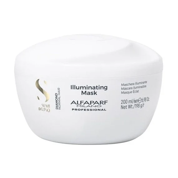 Alfaparf Semi Di Lino Diamond Illuminating Mask 200ml - maschera illuminante capelli normali e opachi