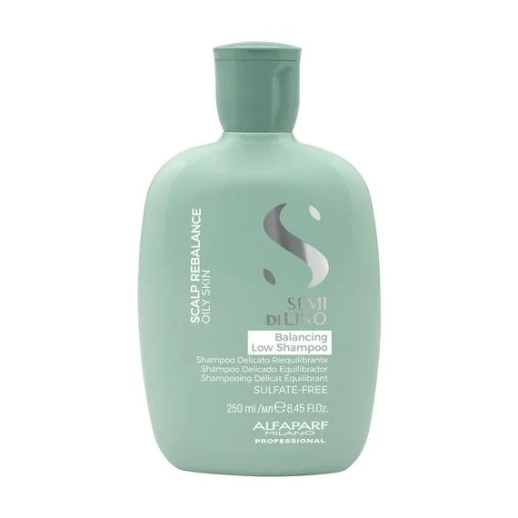 Alfaparf Semi di Lino Scalp Rebalance Oily Skin Balancing Low Shampoo 250ml - shampoo riequilibrante cute grassa