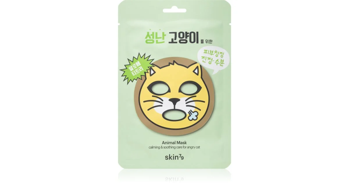 Skin79 Animal For Angry Cat maschera in tessuto idratante e lenitiva 23 g