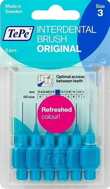 Set scovolini interdentali "Original", 0.6 mm, blu