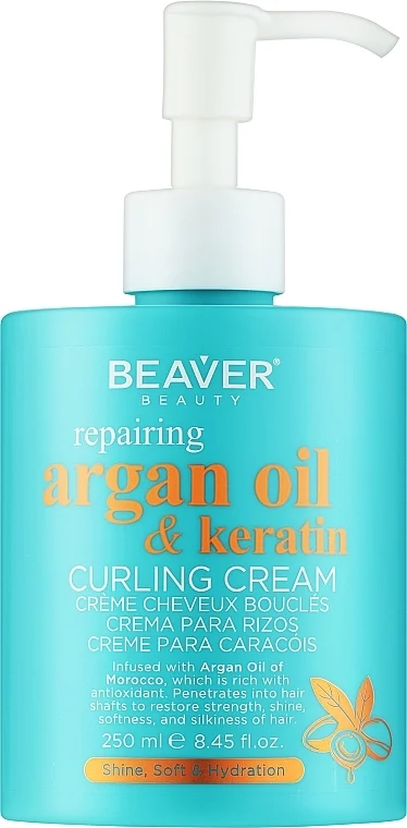 Crema con olio di argan per dare elasticità ai ricci