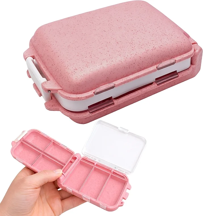 Organizer da viaggio tascabile, rosa chiaro