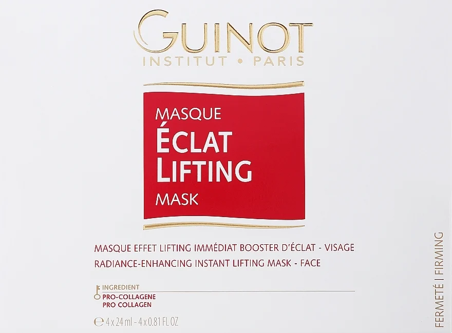 Maschera viso "Radiosità e lifting"