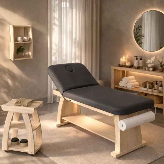 Arredo Cabina Estetica Colore a Scelta di Legno e Rivestimento ARCO
