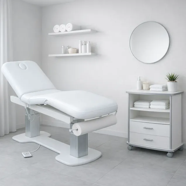 Arredo Cabina Estetica Colore a Scelta di Legno e Rivestimento Exential