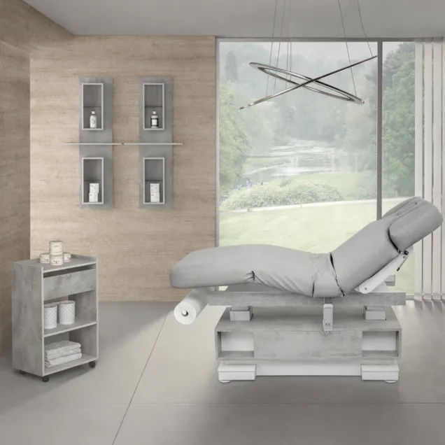 Arredo Cabina Estetica Professionale Colore a Scelta, Made in Italy Linea Quadra