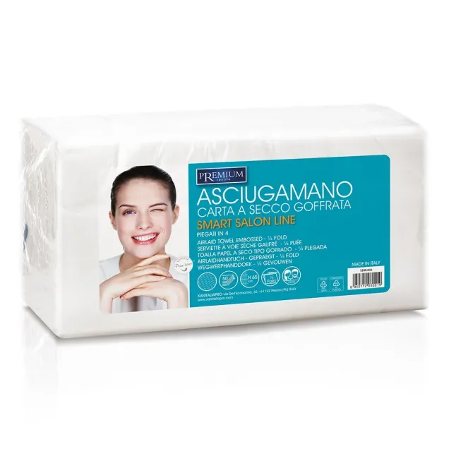 Asciugamani Monouso Premium Carta a Secco Goffrata da 50 Pezzi Offerta