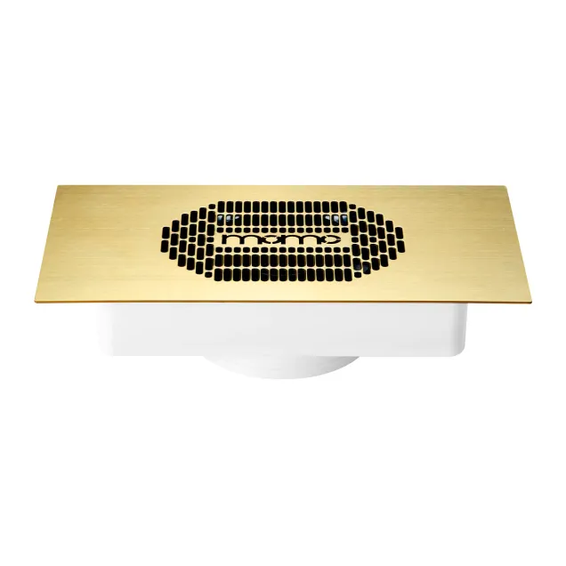 Aspiratore Unghie Professionale Oro a Incasso per Tavolo Nail 25 Watt