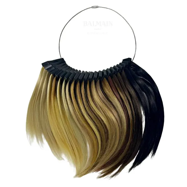 Balmain Extension Capelli Cartella Colori Professionale