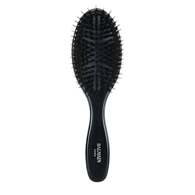 Balmain Spazzola per Extension Capelli con Setole in Nylon Nera