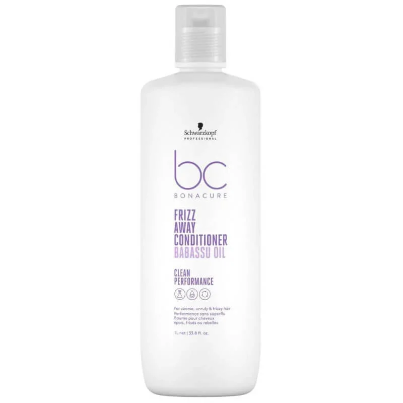 Schwarzkopf professional Balsamo BC Bonacure Away (capelli ribelli e crespi) - 1000 ml