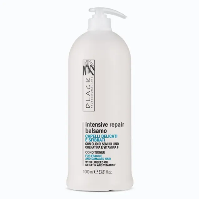 Balsamo Capelli Secchi e Sfibrati Rigenerante 1000 ml Black Professional