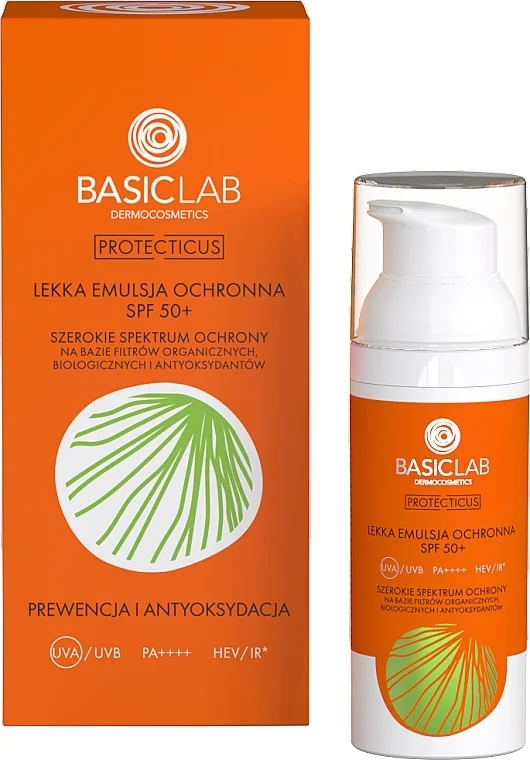 Emulsione solare per viso