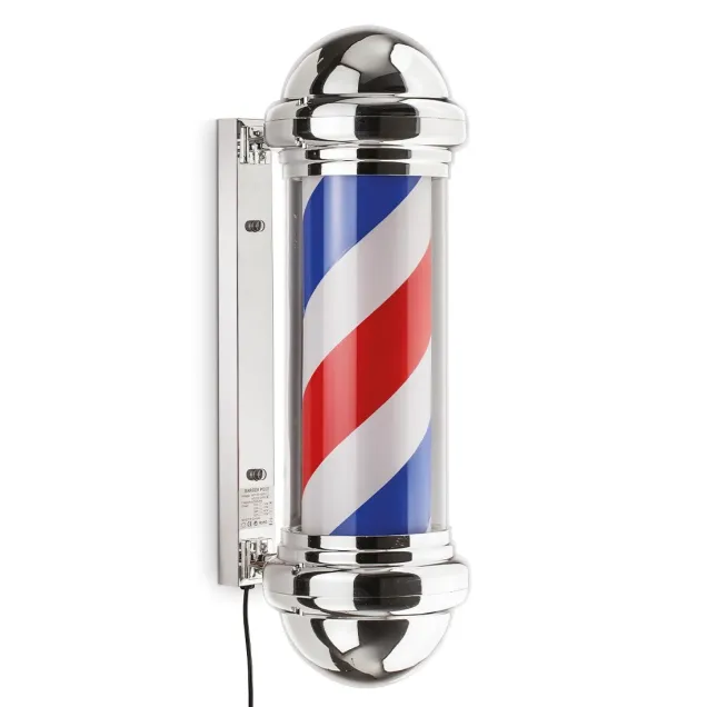 Barber Pole Esterno Insegna Barbiere Luminosa h 72 cm