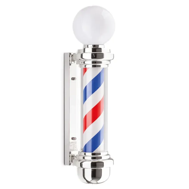 Insegna Barber Shop Girevole e Luminosa Barber Pole Lux