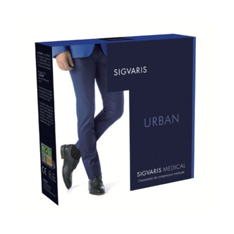 Sigvaris Urban New Calze Contenitore Uomo Normale Nero XL
