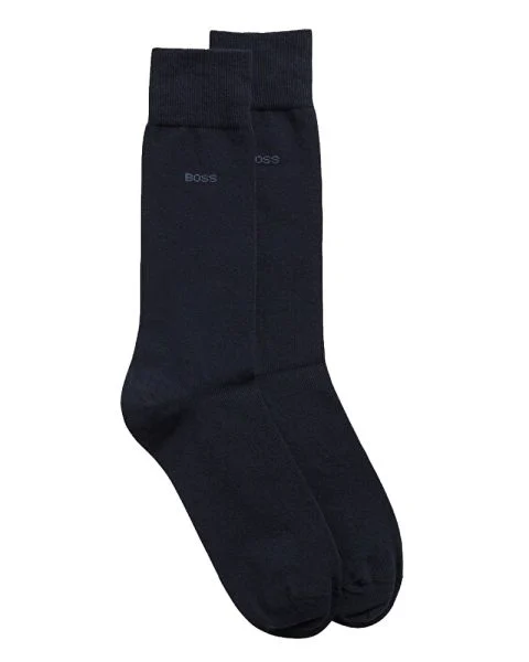Hugo Boss Strømper 2-Pack Navy Str. 43-46