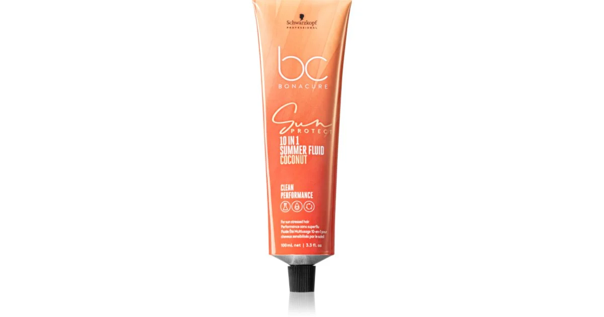 Schwarzkopf Professional BC Bonacure Sun Protect 10 In 1 Summer Fluido crema multifunzione per capelli affaticati dal sole 100 ml