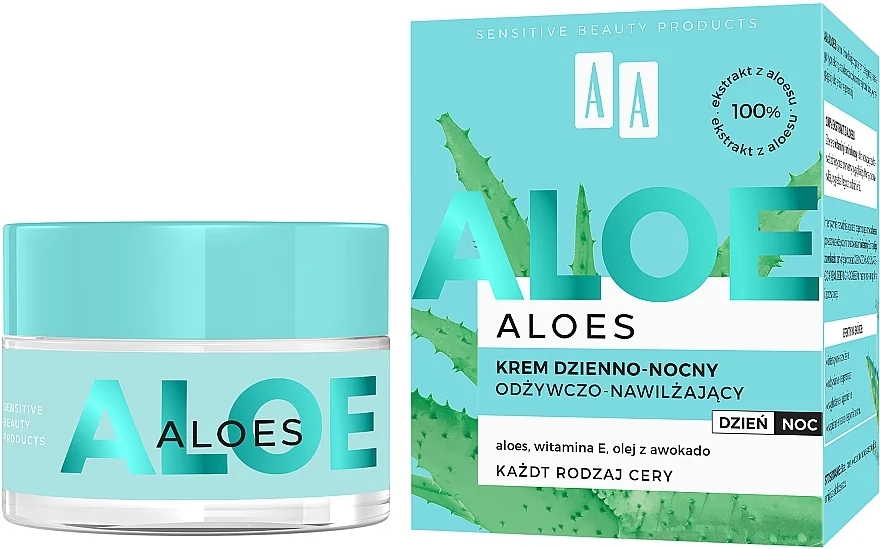 Crema nutriente e idratante all'Aloe Vera