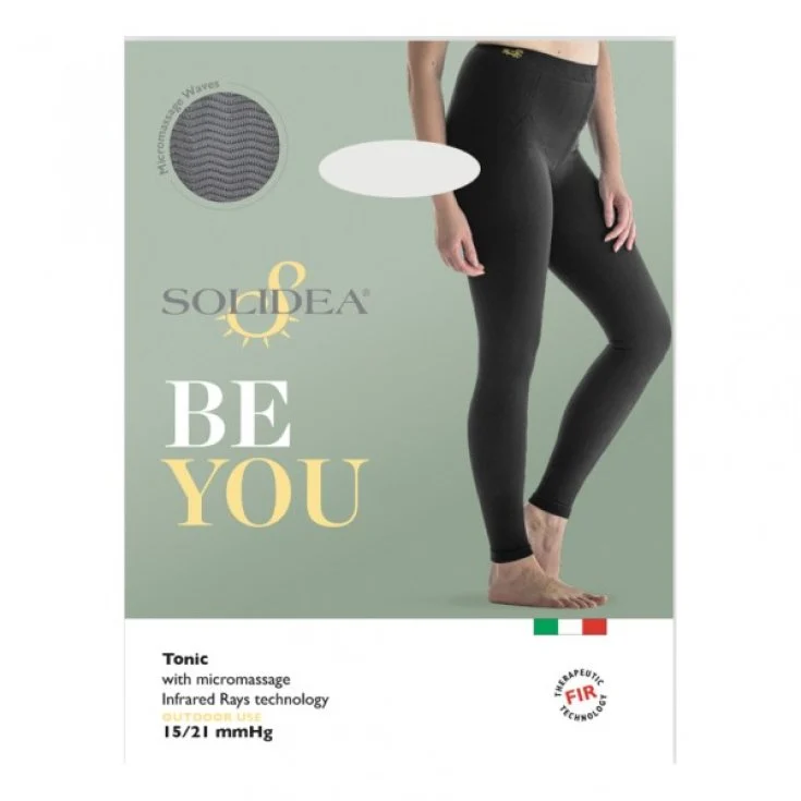 Solidea Be You Bamboo Tonic Leggings coprente Nero 1S