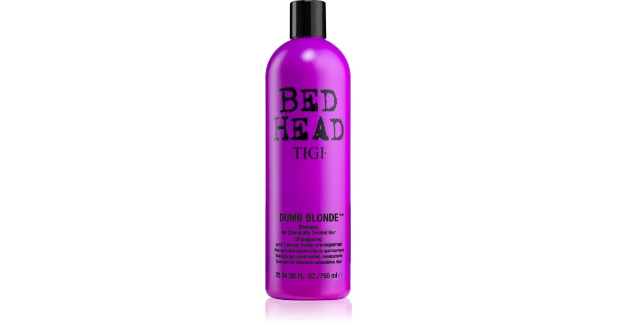 TIGI Bed Head Dumb Blonde shampoo per capelli trattati chimicamente 750 ml