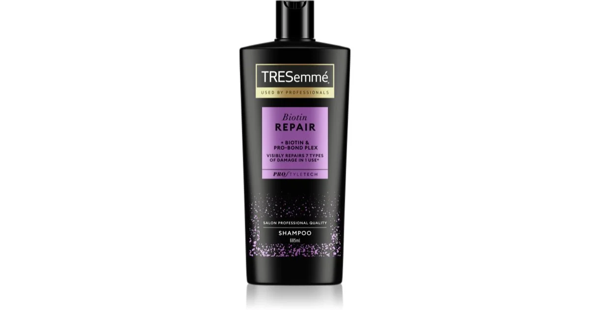 TRESemmé Biotin Repair shampoo rinforzante per capelli rovinati confezione grande Pro-Bond Plex 685 ml
