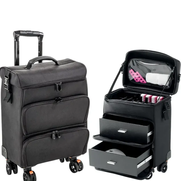Borsa Estetista Professionale a Trolley Semirigido Nails New