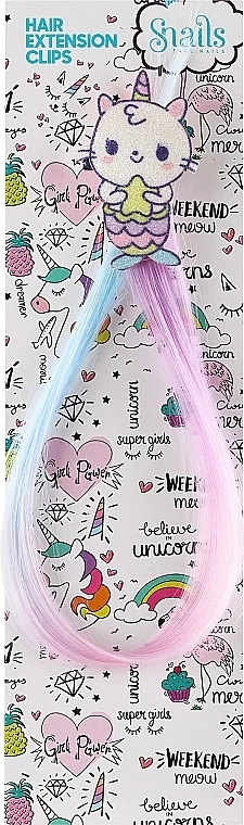 Ciocca di capelli colorata