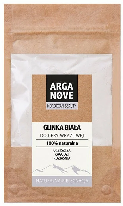 Argilla bianca per pelli sensibili