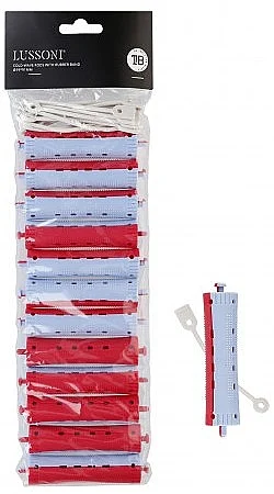 Bigodini 019x91 mm, rosso-blu