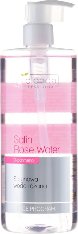 Acqua satinata di rose per viso