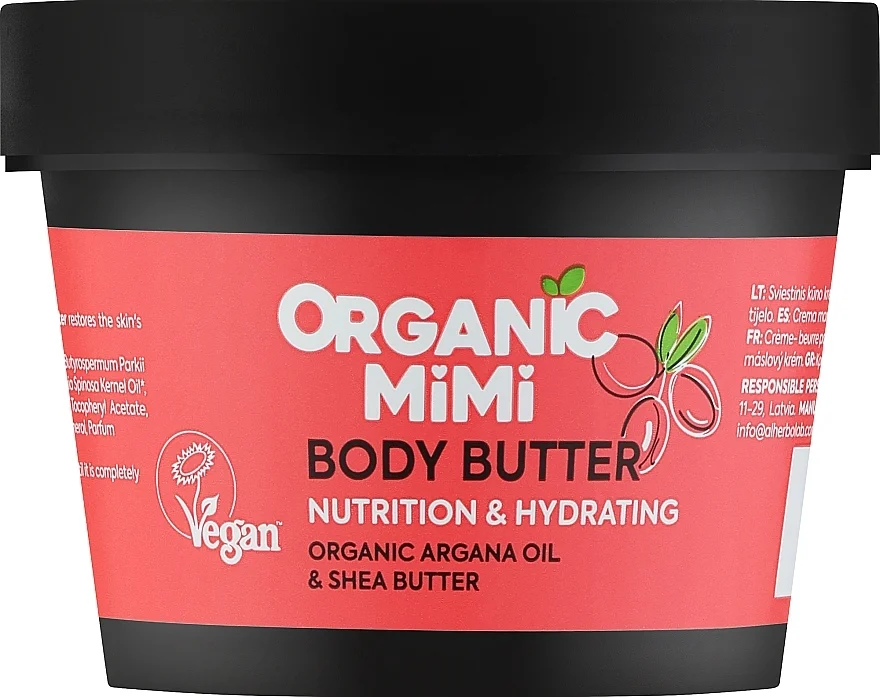 Burro corpo nutriente e idratante "Argan e Karitè"