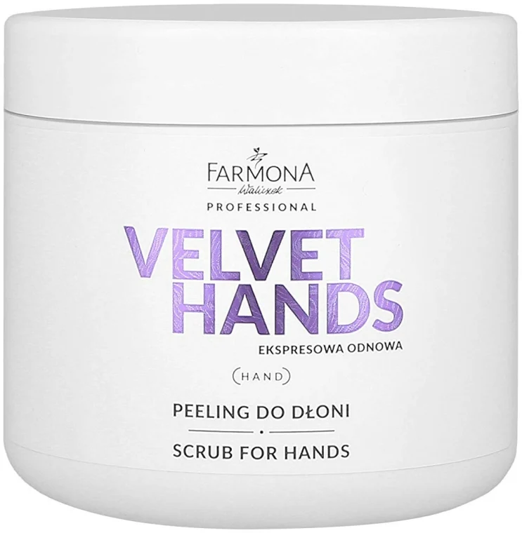 Scrub mani con il profumo di giglio e lillà