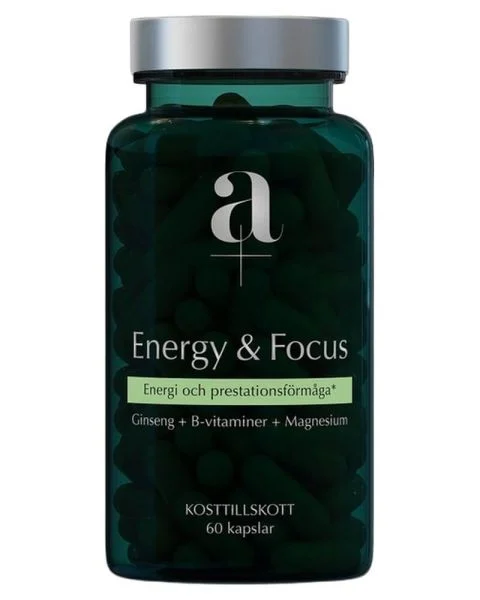 Alpha + Energi & Fokus (Ginseng, B‑vitamin, Magnesium)