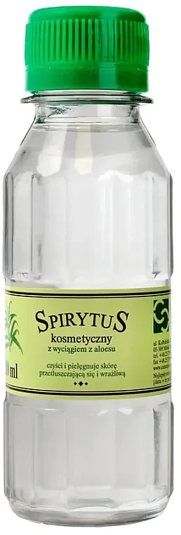 Alcool cosmetico con estratto di aloe
