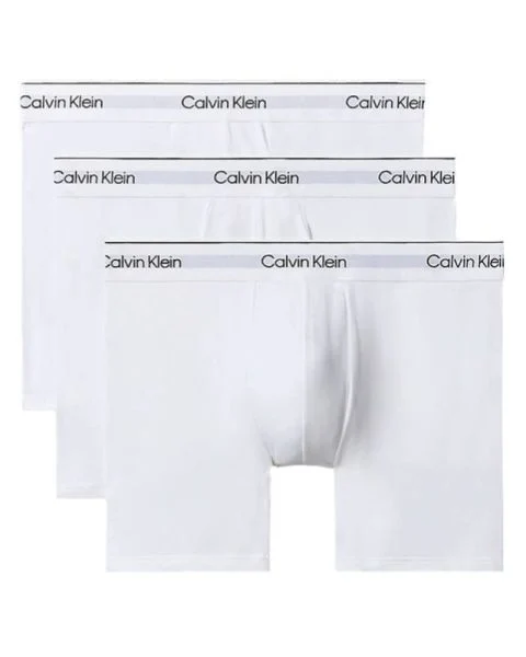Calvin Klein Boxer Brief Cotton Stretch 3-Pak Hvid Str. XL