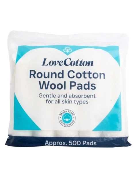 Dischetti di cotone LoveCotton 500 pezzi.